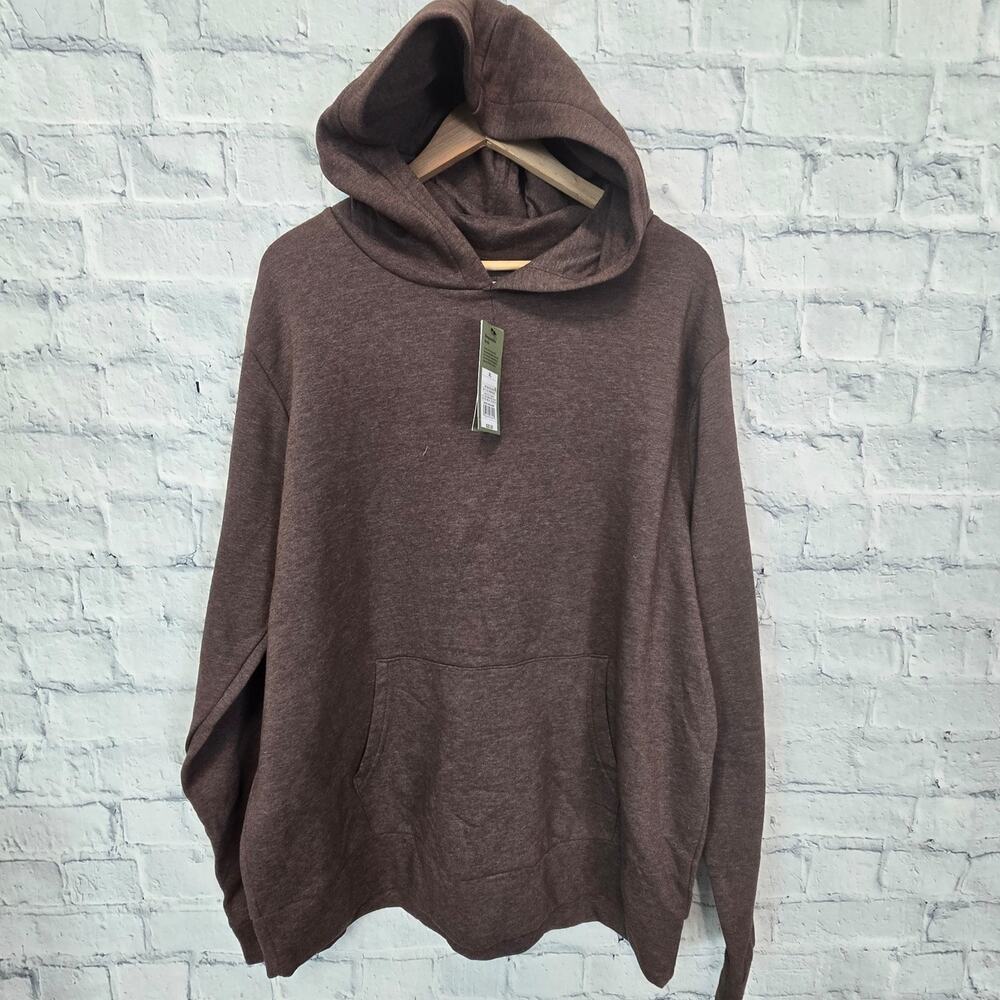 Goodfellow fleece sweatshirt Sz XL Brown Hoodie with Pocket sweater A31